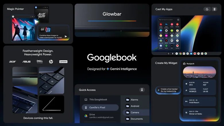 Google Launches "Googlebook": A New Premium Android Laptop Category, Coming Fall 2026