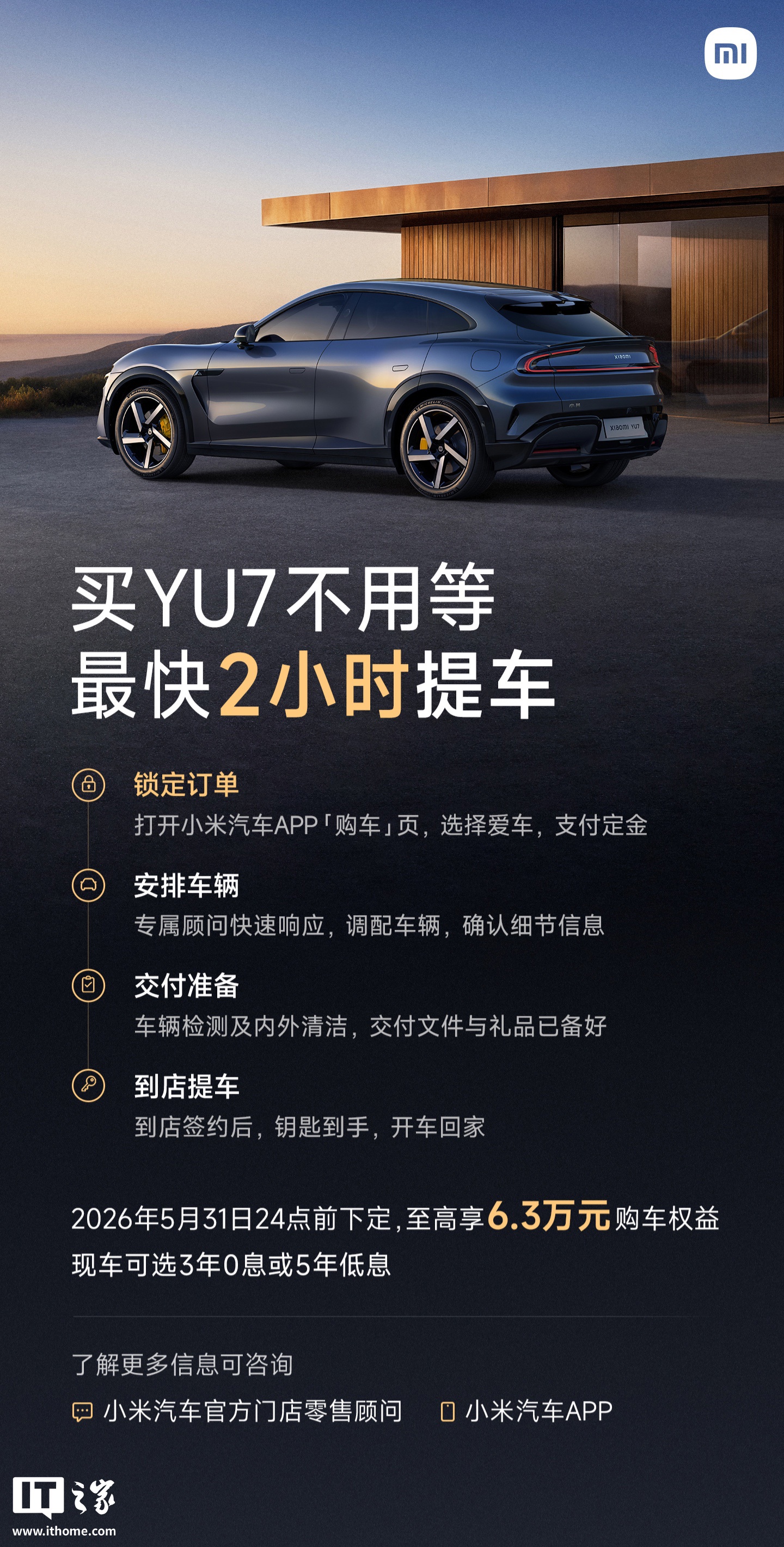 Xiaomi's YU7 EV Delivery Capacity Skyrockets: "Buy Today, Pick Up in 2 Hours"
